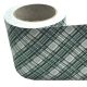 Microfaser Bezugsstoff Breite ca 11,5 cm 0,7 mm Karo Grau  R
