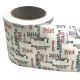 Microfaser Bezugsstoff Breite ca 11,5 cm 0,7 mm Newspaper  R
