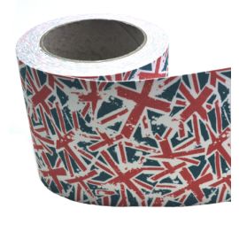 Microfaser Bezugsstoff Breite ca 11,5 cm 0,7 mm Union Jack R