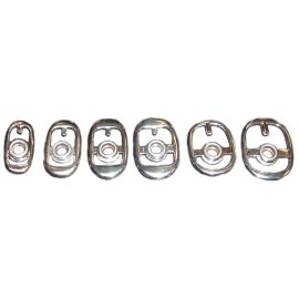 Joti Druckknopfschnalle 10 mm Nickel per Paar