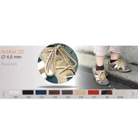 RS Art 22  Senkel Rund dick   60 cm