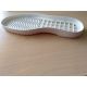Schalensohle Sneaker casual weiss  Gr. 38 bis 45,5