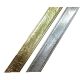 Joti gebuggte Lederriemen Lack/Go/Si 14 mm 1-19 m