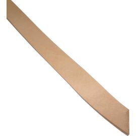 Blanklederriemen offenkantig bis 40 mm NATUR ab 131 cm