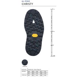 Vibram Langsohle 012AG Arctic Grip schw Gr. 5-13