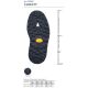 Vibram Langsohle 012AG Arctic Grip schw Gr. 5-13