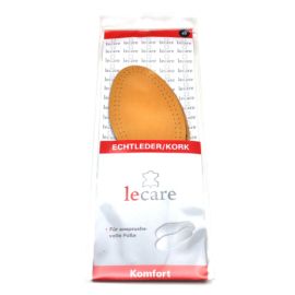 Lecare Leder/Kork 1/1 Einlegesohle Gr. 36 - 46