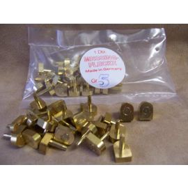 Messing-Stiftflecke Btl=12 Pr  Gr. 7