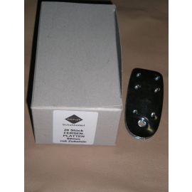 Fersenplatten, Pack á 20 St.  Gr. 80