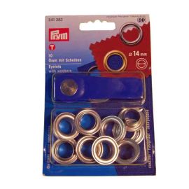 Prym Ösen 541 383 Rostfr. 14 mm VE = 10 St. Verni