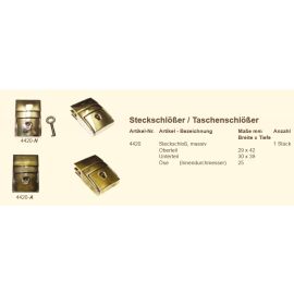 Joti Steckschloß # 4420 Gold